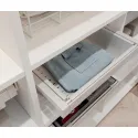 Stalčius-krepšys metalinis P600mm, ištraukiamas švelniu uždarymu balta