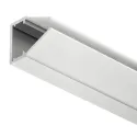 Profilis LED juostai išorinis stiklo lentynai L2000mm, plastikinis