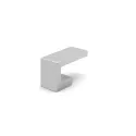 Handle 40x20mm matt chrome 
