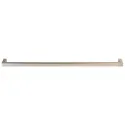 Furniture handle, D handle, zinc alloy, straight-edged 