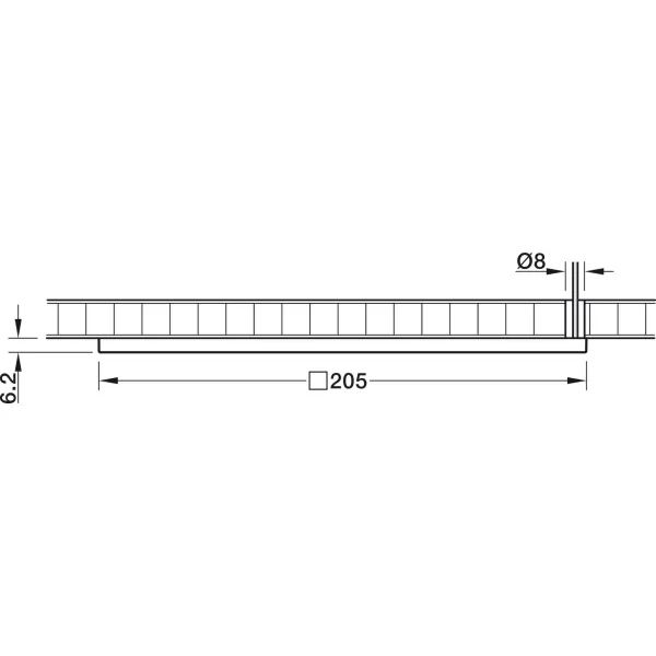 Surface mounted downlight, Häfele Loox LED 3025 24V