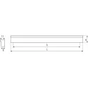 Rankenėlė CC160mm, L190mm, aliuminis