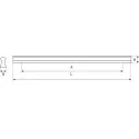 Rankenėlė CC96mm, L120mm, aliuminis