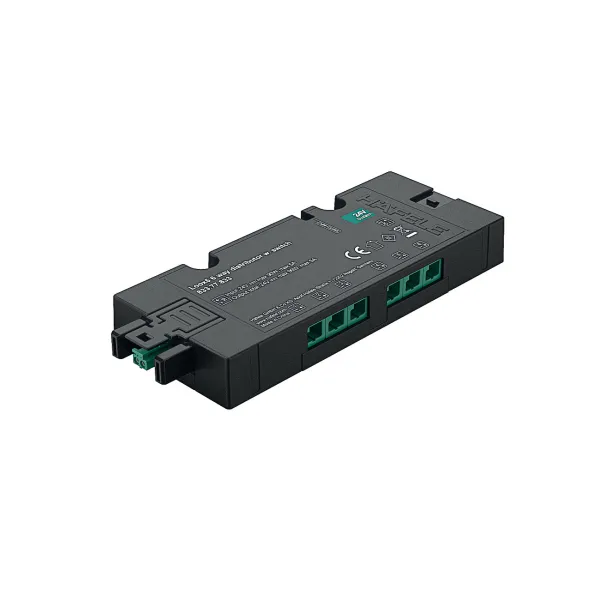 6-way distributor, Häfele Loox5 24V box to box with switching function 2-pin (monochrome)