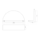 Rankenėlė Barrington Eclipse CC96mm, L112mm, šlifuotas bronza lygi