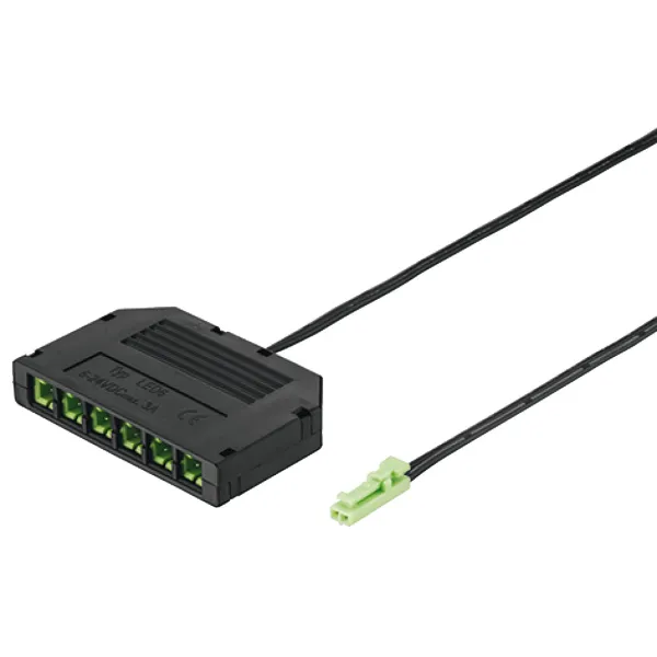 6-way distributor, Without switching function, Häfele Loox