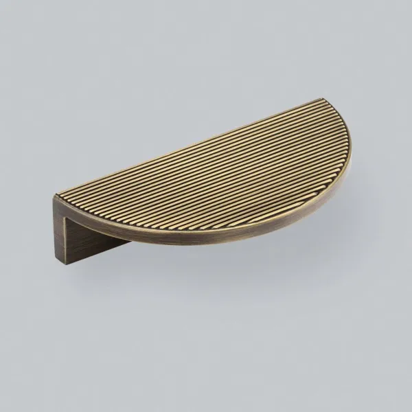 Handle Barrington Eclipse CC96mm L112mm polished bronze fluted 
