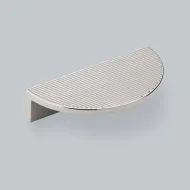 Handle Barrington Eclipse CC96mm L112mm polished nickel ribbed 