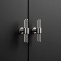 Knob Belgravia T L82mm Brass 