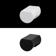 Knob FOCUS Ø22mm H30mm aluminum white matt