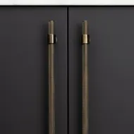 Handle Belgravia CC160mm L242mm polished dark bronze 