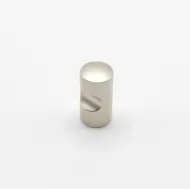 Knob handle Ø12mm, H23mm satin nickel