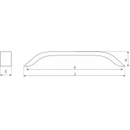 Rankenėlė CC192mm, L212mm, aliuminis