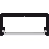 Diffuser, for Häfele Loox aluminium profiles with 16mm internal dimension