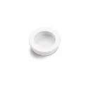 Rankenėlė frezuojama Ø40mm, STYLUS balta