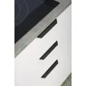 Rankenėlė aliuminio CC64mm, 100x19,7mm, matinė juoda