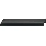 Rankenėlė profilinė CC128mm, L200mm, šlifuota juoda