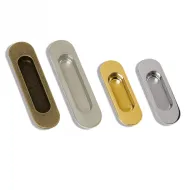 Recessed handle 151x40mm bronze
