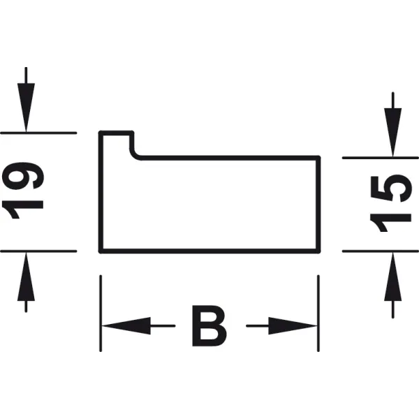 Wardrobe hook, Stainless steel