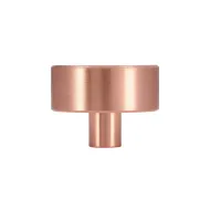 Knob Ø35mm H25mm polished copper