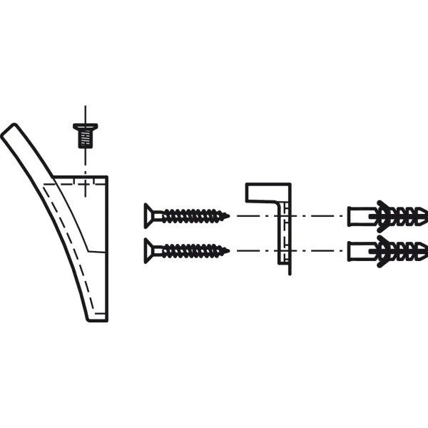 Wardrobe hook, Zinc alloy