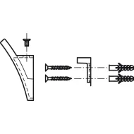 Wardrobe hook, Zinc alloy
