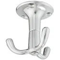 Ceiling hook, Aluminium, with 3 hooks, ceiling installation