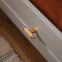 Knob T-type Arpa L70mm polished brass