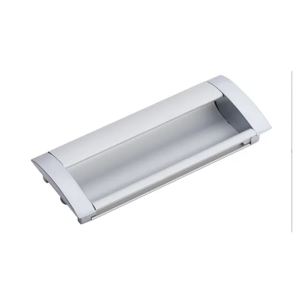 Recessed handle CC128mm L142mm aluminum 