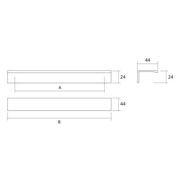 Rankenėlė CC192mm, L230mm, SYNTHESIS balta