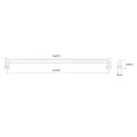 Handle CC320mm L334mm stainless steel 