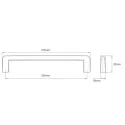 Handle CC160mm L172mm matt black