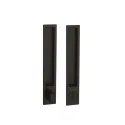 Recessed handle 190x32mm matt black 