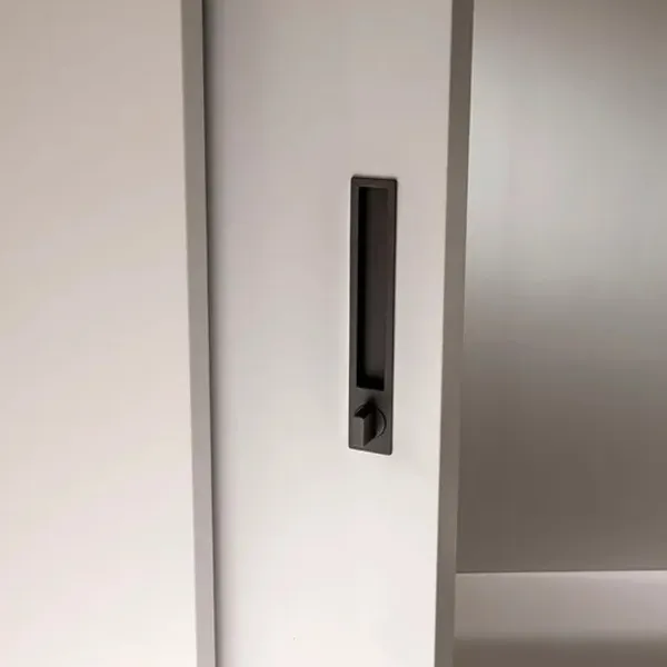Recessed handle 190x32mm matt black 