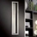 Recessed handle 150x32mm matt chrome 