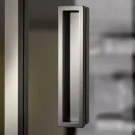 Recessed handle 150x32mm matt chrome 