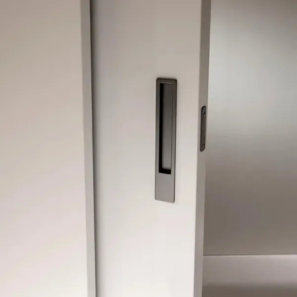 Recessed handle 190x32mm matt chrome 