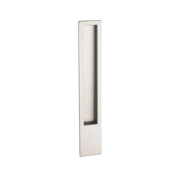 Recessed handle 190x32mm matt chrome 