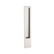 Recessed handle 190x32mm matt chrome 