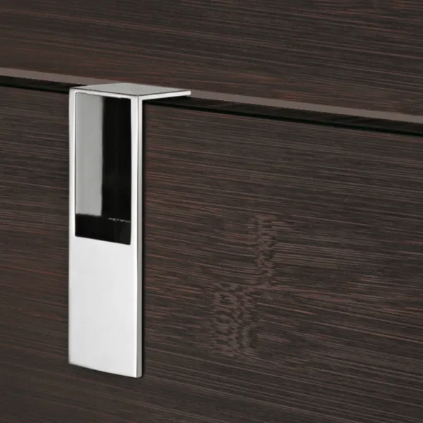 Recessed handle 23x80x21.5mm chrome 