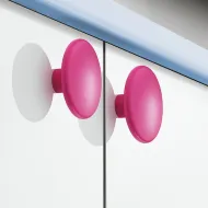 Rankenėlė vaikiška apvali 52x24mm, rožinė