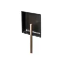 Recessed handle 180x100mm gold/brown metallic 
