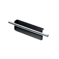 Rankenėlė frezuojama 180x70mm, chromas/ruda metallic