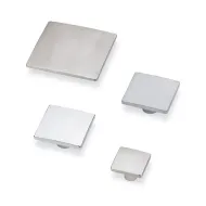 Knob 32x32mm stainless steel 