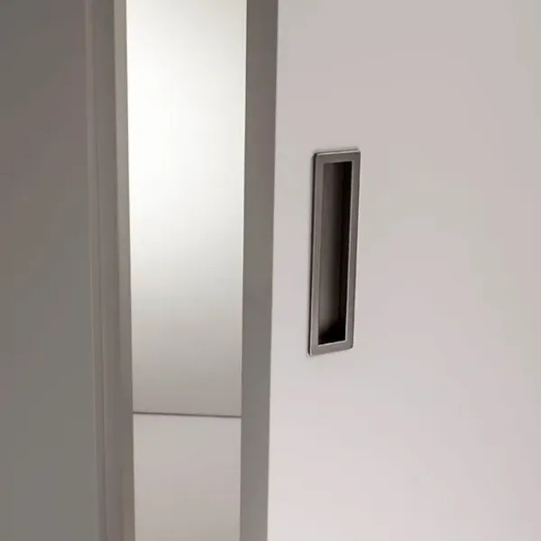 Recessed handle 150x38.5mm matt black 