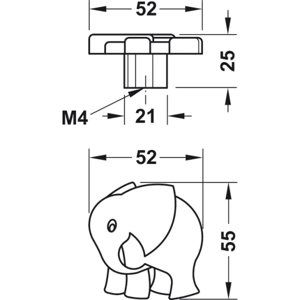 Furniture knob