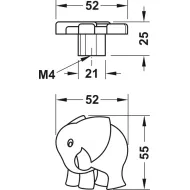 Furniture knob