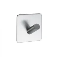 Pakabėlė 1 BASE klijuojama 45x45x30mm, nerūdijančio plieno spalva