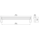 Handle CC160mm L174mm matt black