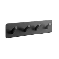 Kabykla 4 BASE klijuojama 180x45x30mm, matinė juoda